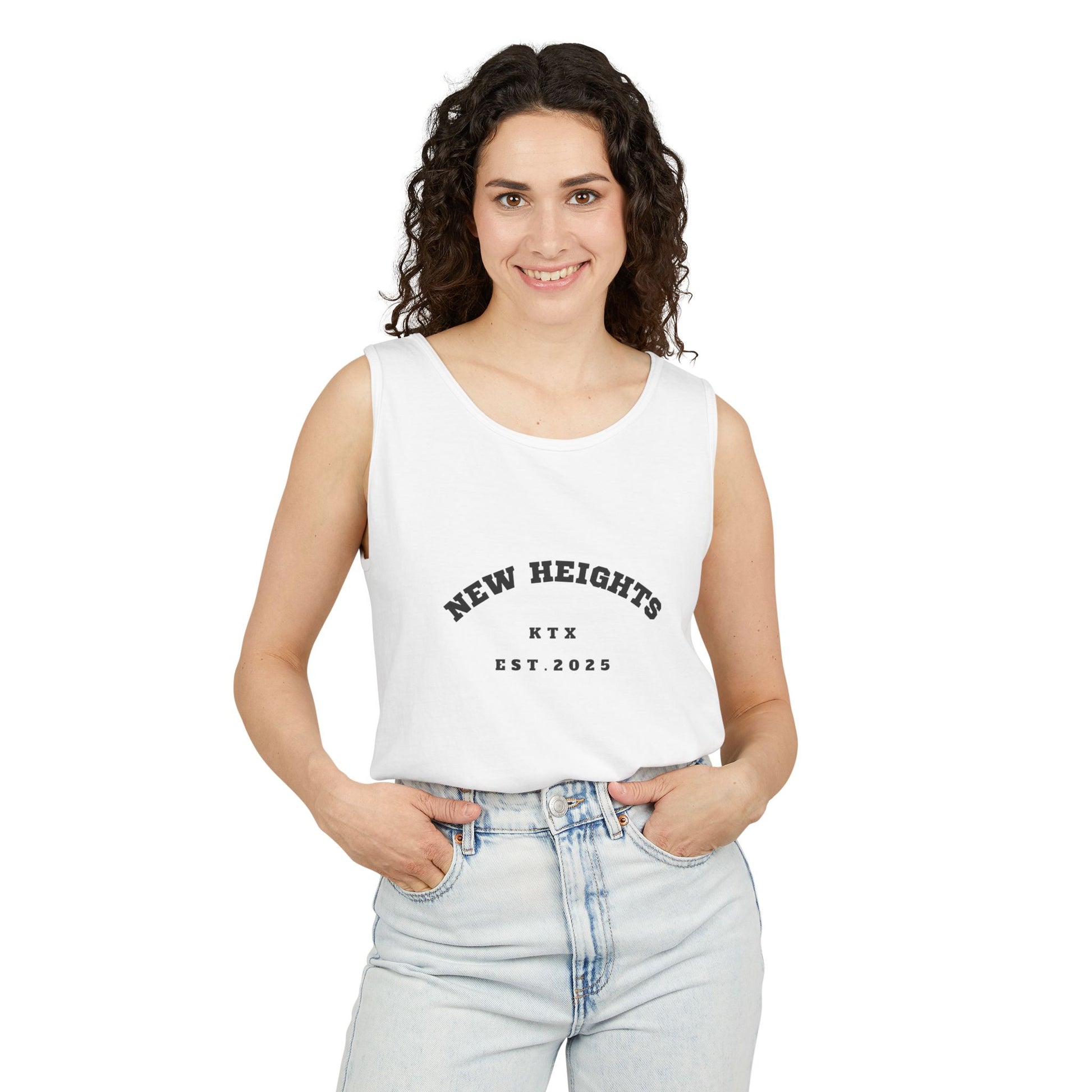 Elevated Vibes Unisex Tank Top, Casual Summer Wear, Fitness Apparel, Gift for Graduates, Stylish Layering Essential