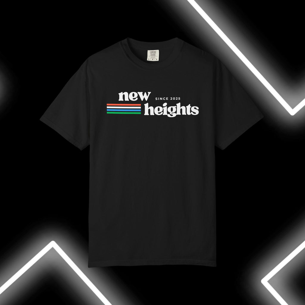 Motivational Unisex T-Shirt - 'New Heights' Graphic Tee for Dreamers, Gift for Graduates, Casual Wear, Summer Essentials, Empowering Apparel