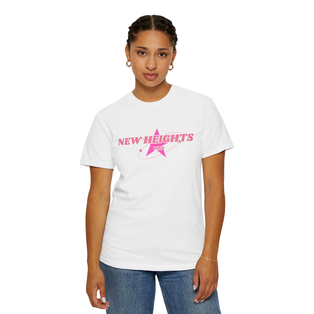 Unisex T-Shirt - New Heights Graphic Tee, Casual Wear, Gift for Him/Her, Summer Outfit, Motivational Shirt, Streetwear