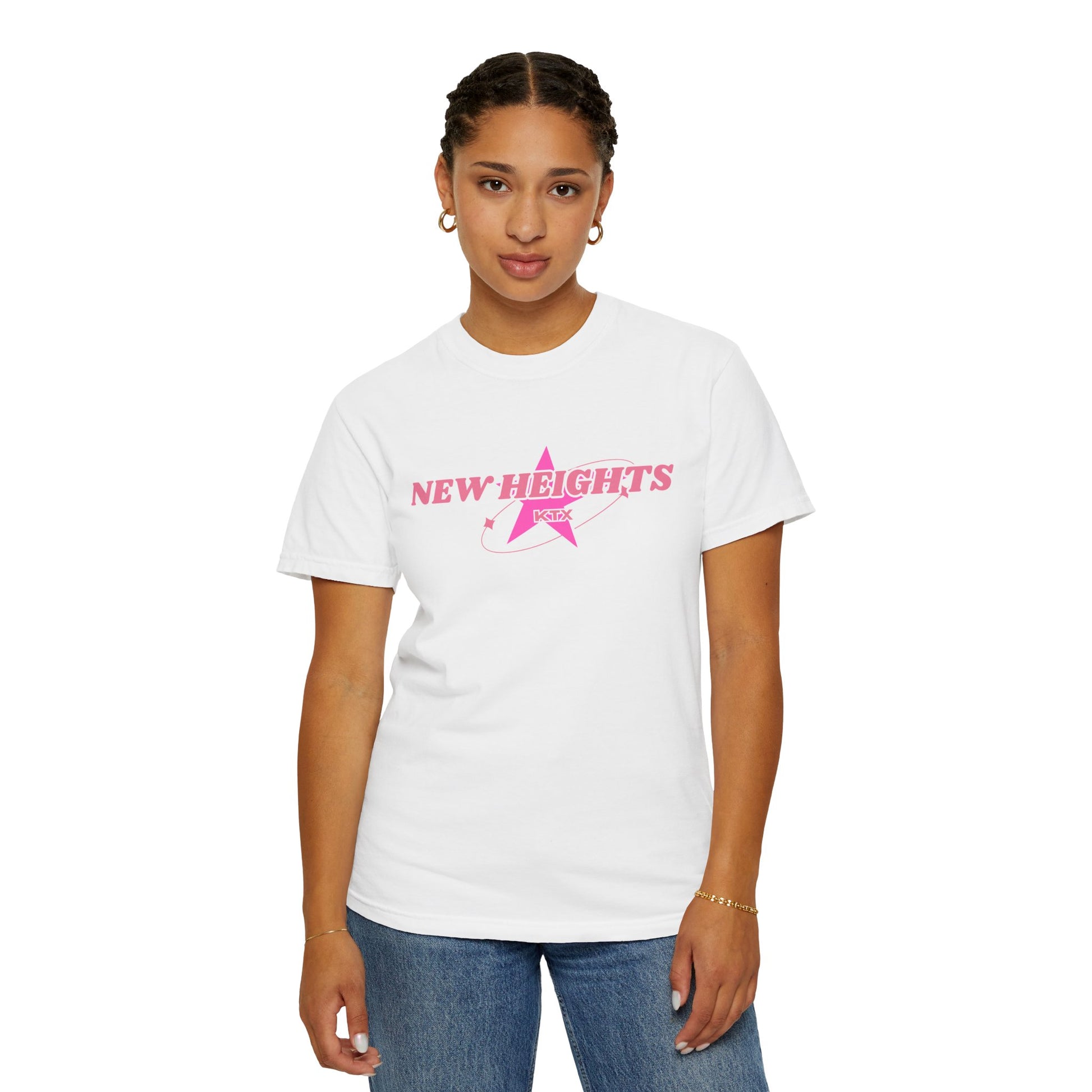 Unisex T-Shirt - New Heights Graphic Tee, Casual Wear, Gift for Him/Her, Summer Outfit, Motivational Shirt, Streetwear