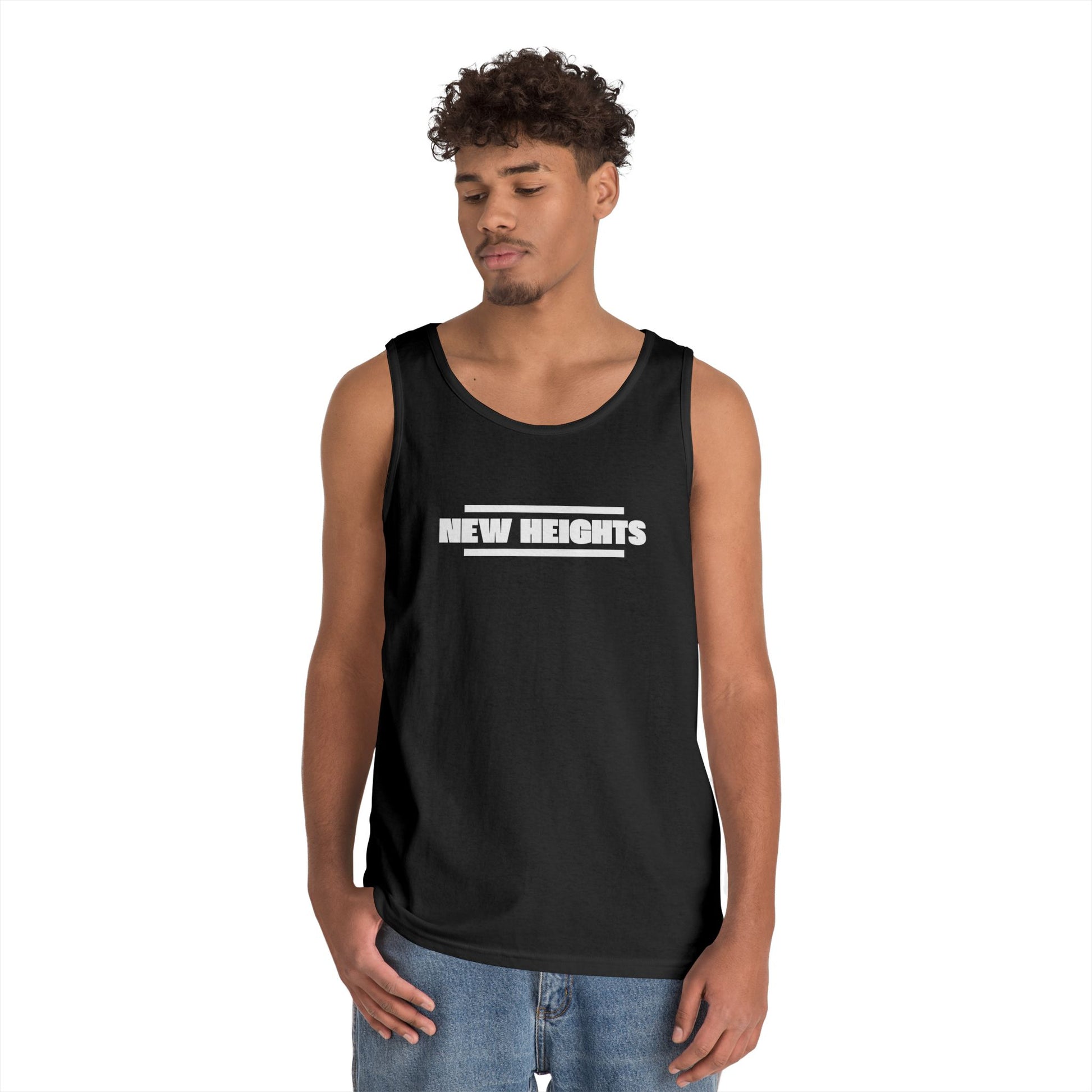 Unisex Heavy Cotton Tank Top - Comfortable Summer Essential, Casual Wear, Beach Outing, Athletic Activities, Graphic Top