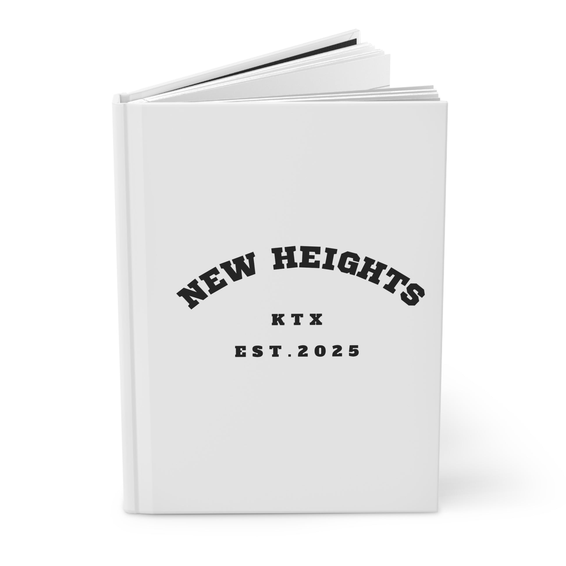 New Heights Hardcover Journal | Inspirational Writing Notebook, Gift for Students, Goal Planner, 2025, Elegant Journal Design