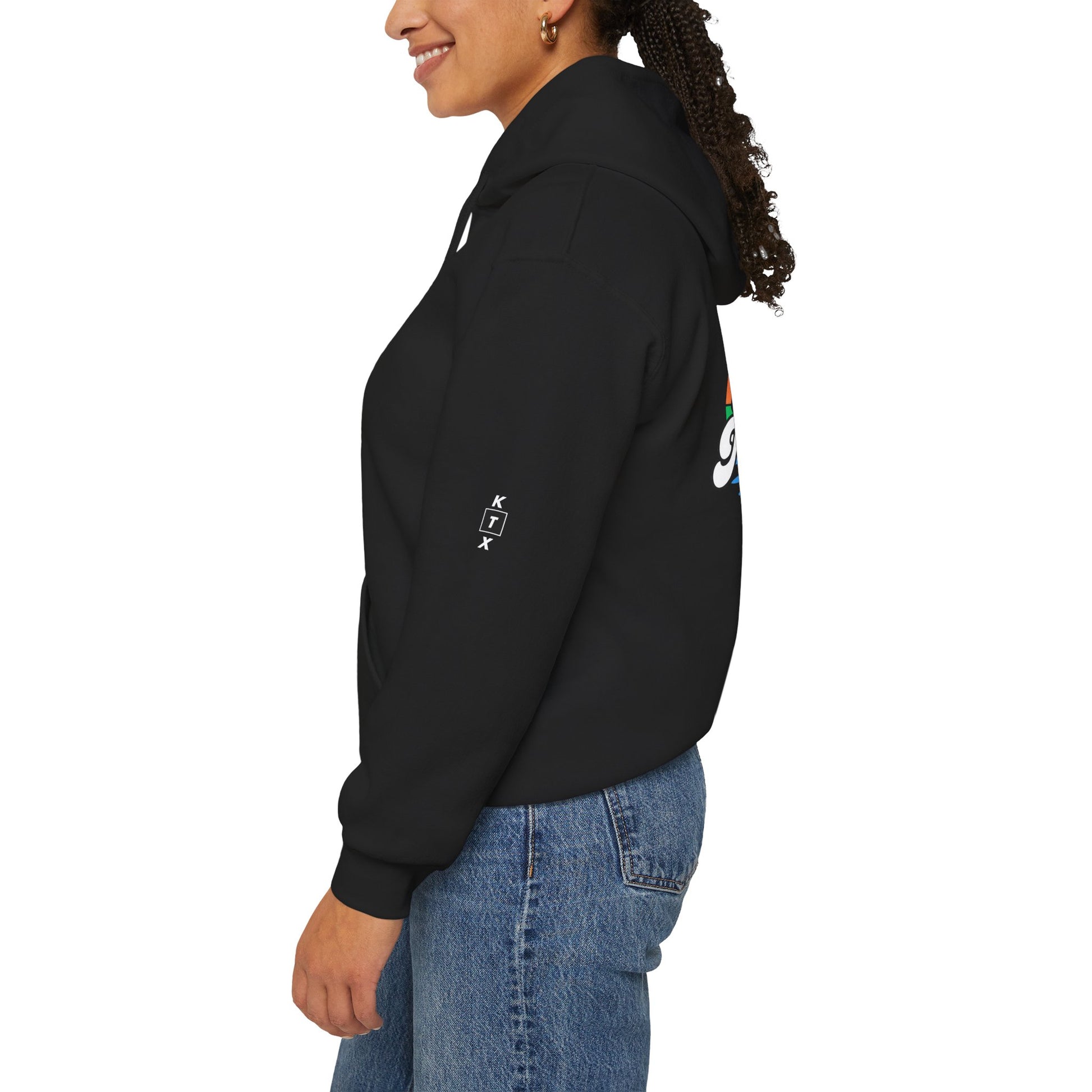 Unisex Heavy Blend Hoodie - 'New Heights' Retro Graphic | Cozy Sweatshirt for Everyday Comfort, Gift for Friends, Chill Days, Travel, [...]