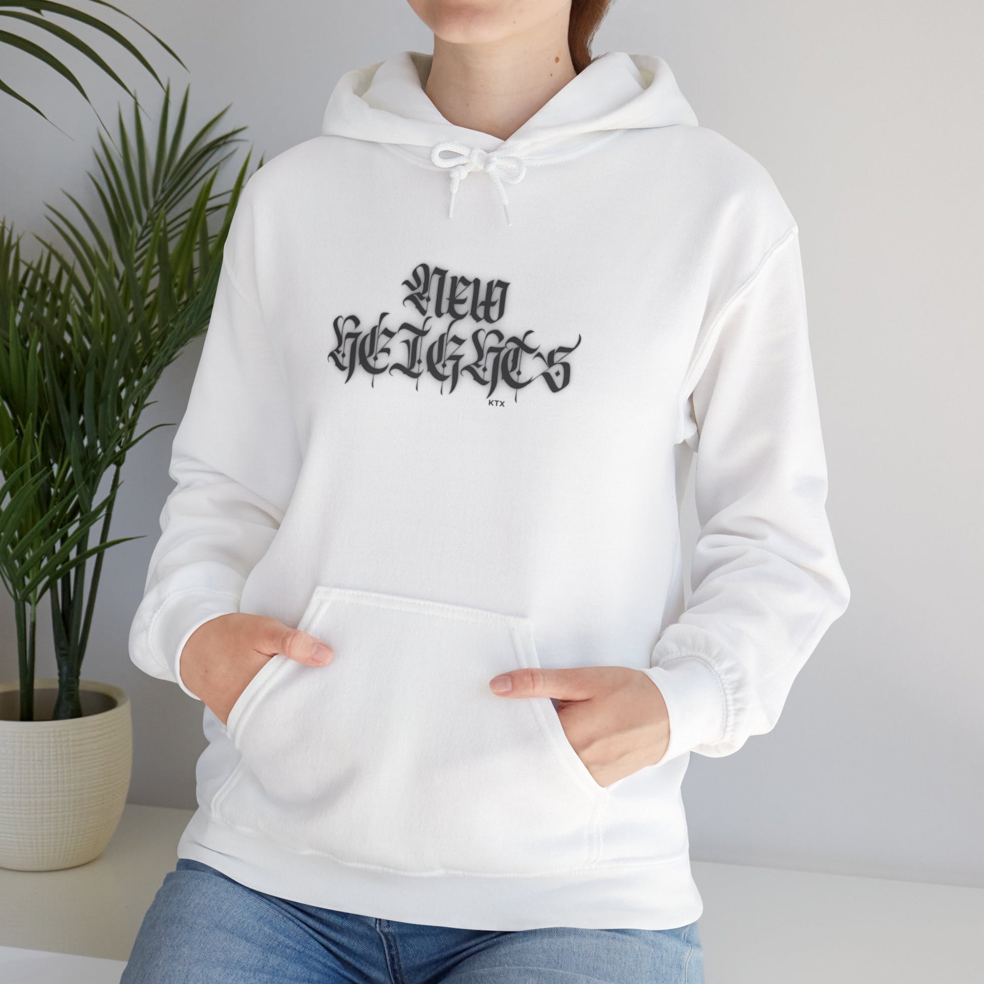 Inspirational Hoodie: New Heights Unisex Sweatshirt | Cozy Fashion, Motivational Gift, Trendy Streetwear, Thoughtful Present
