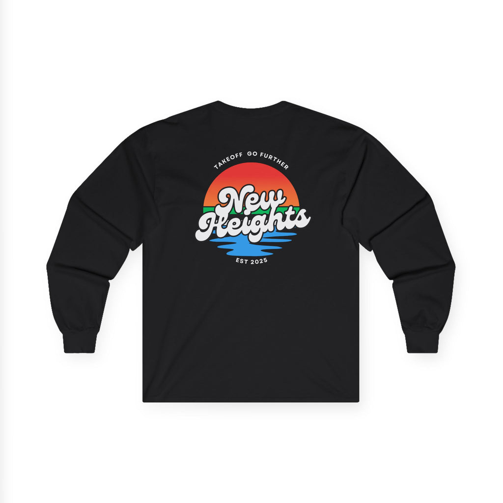 Unisex Long Sleeve Tee - New Heights, Motivational Shirt, Gift for Dreamers, Inspirational Apparel, Perfect for Everyday Wear, Ideal [...]
