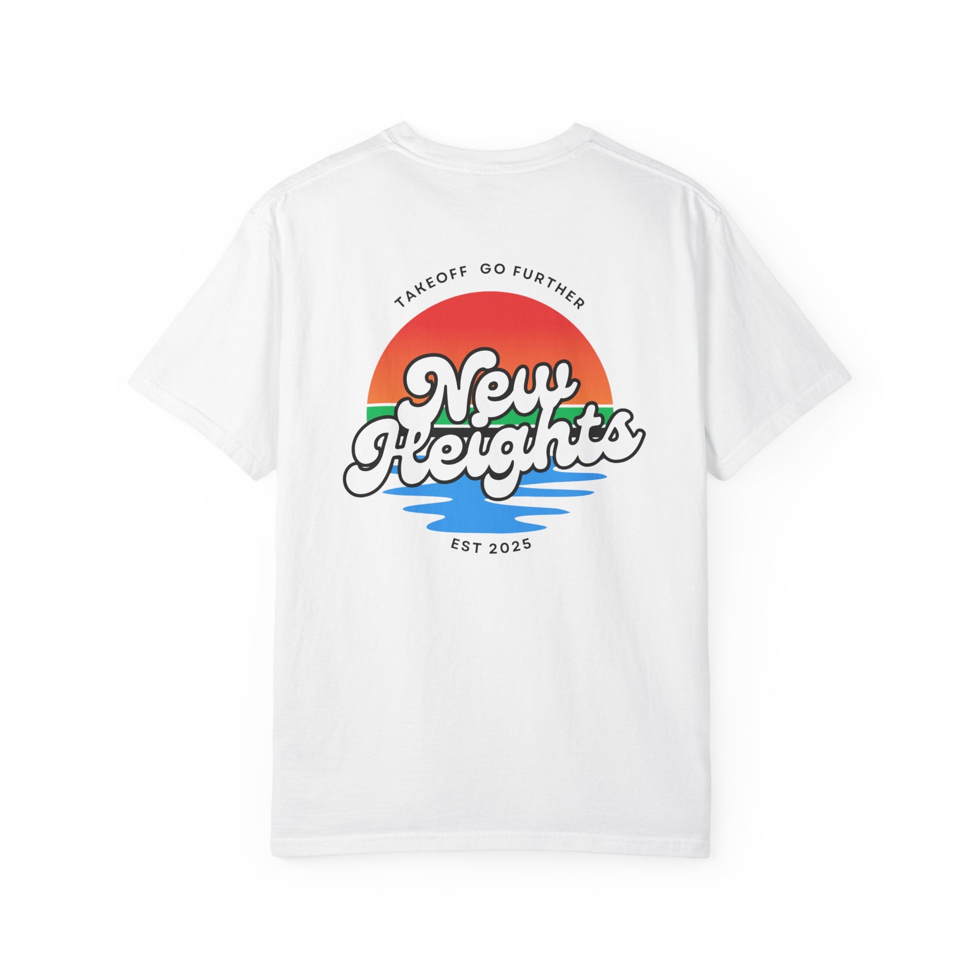 Motivational Unisex T-Shirt - 'New Heights' Graphic Tee for Dreamers, Gift for Graduates, Casual Wear, Summer Essentials, Empowering Apparel