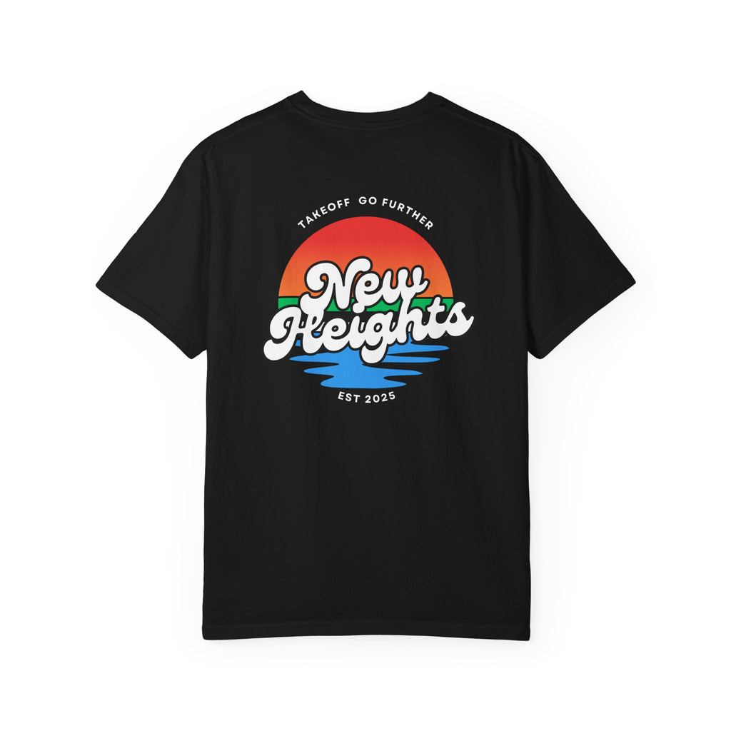 Motivational Unisex T-Shirt - 'New Heights' Graphic Tee for Dreamers, Gift for Graduates, Casual Wear, Summer Essentials, Empowering Apparel