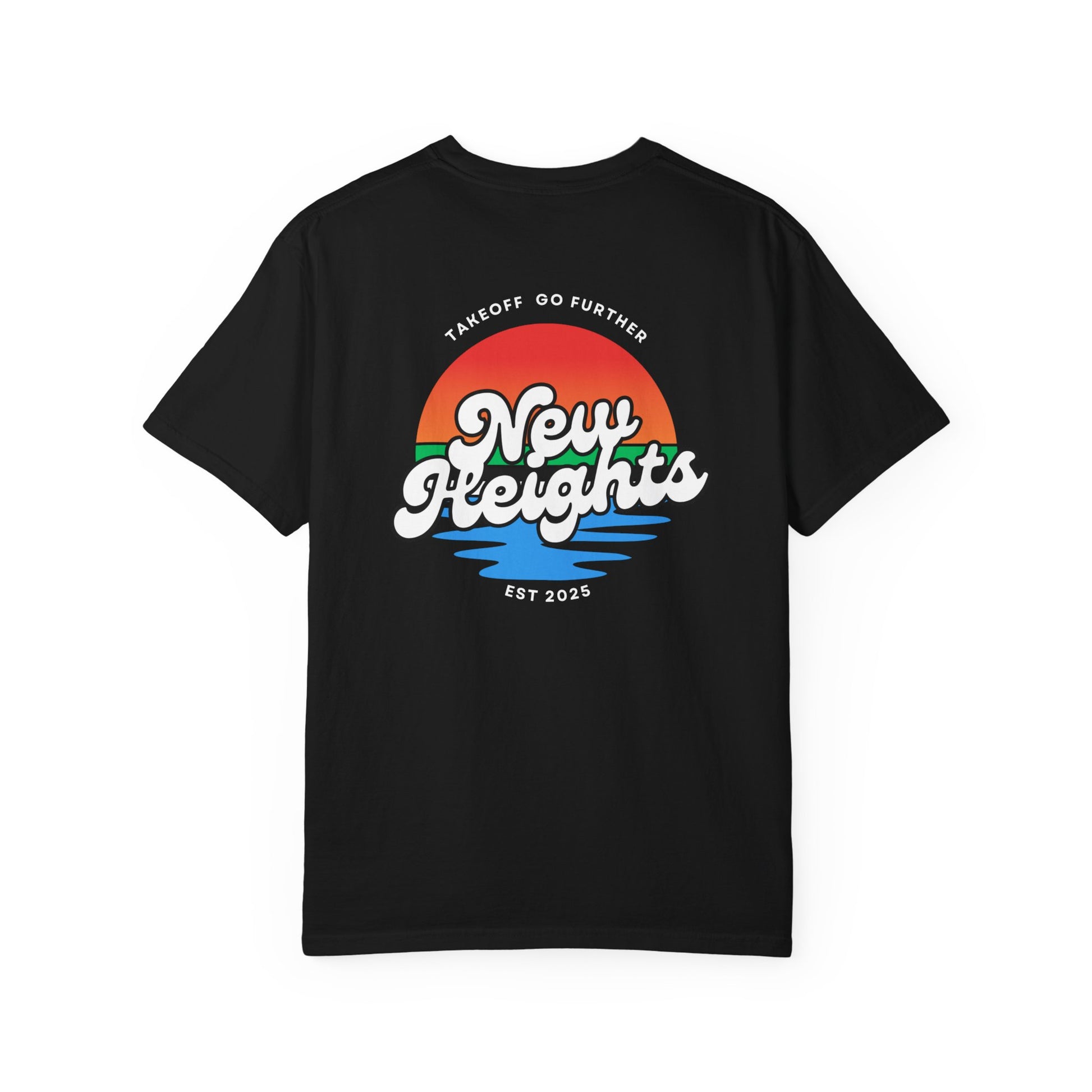 Motivational Unisex T-Shirt - 'New Heights' Graphic Tee for Dreamers, Gift for Graduates, Casual Wear, Summer Essentials, Empowering Apparel