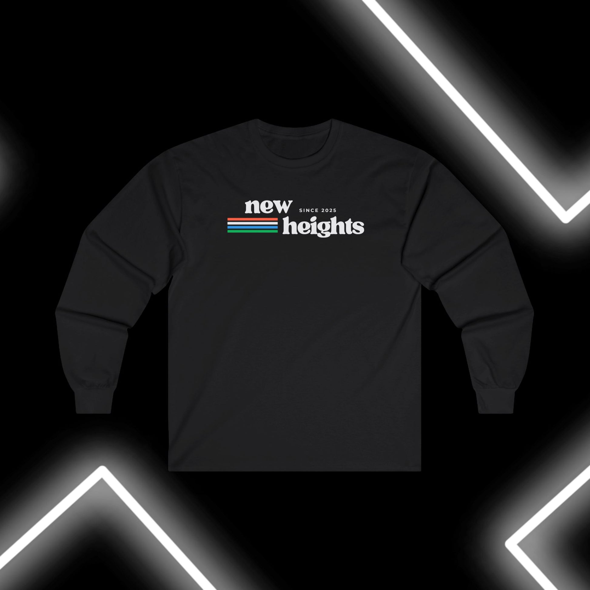 Unisex Long Sleeve Tee - New Heights, Motivational Shirt, Gift for Dreamers, Inspirational Apparel, Perfect for Everyday Wear, Ideal [...]