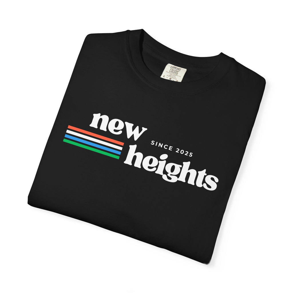 Motivational Unisex T-Shirt - 'New Heights' Graphic Tee for Dreamers, Gift for Graduates, Casual Wear, Summer Essentials, Empowering Apparel