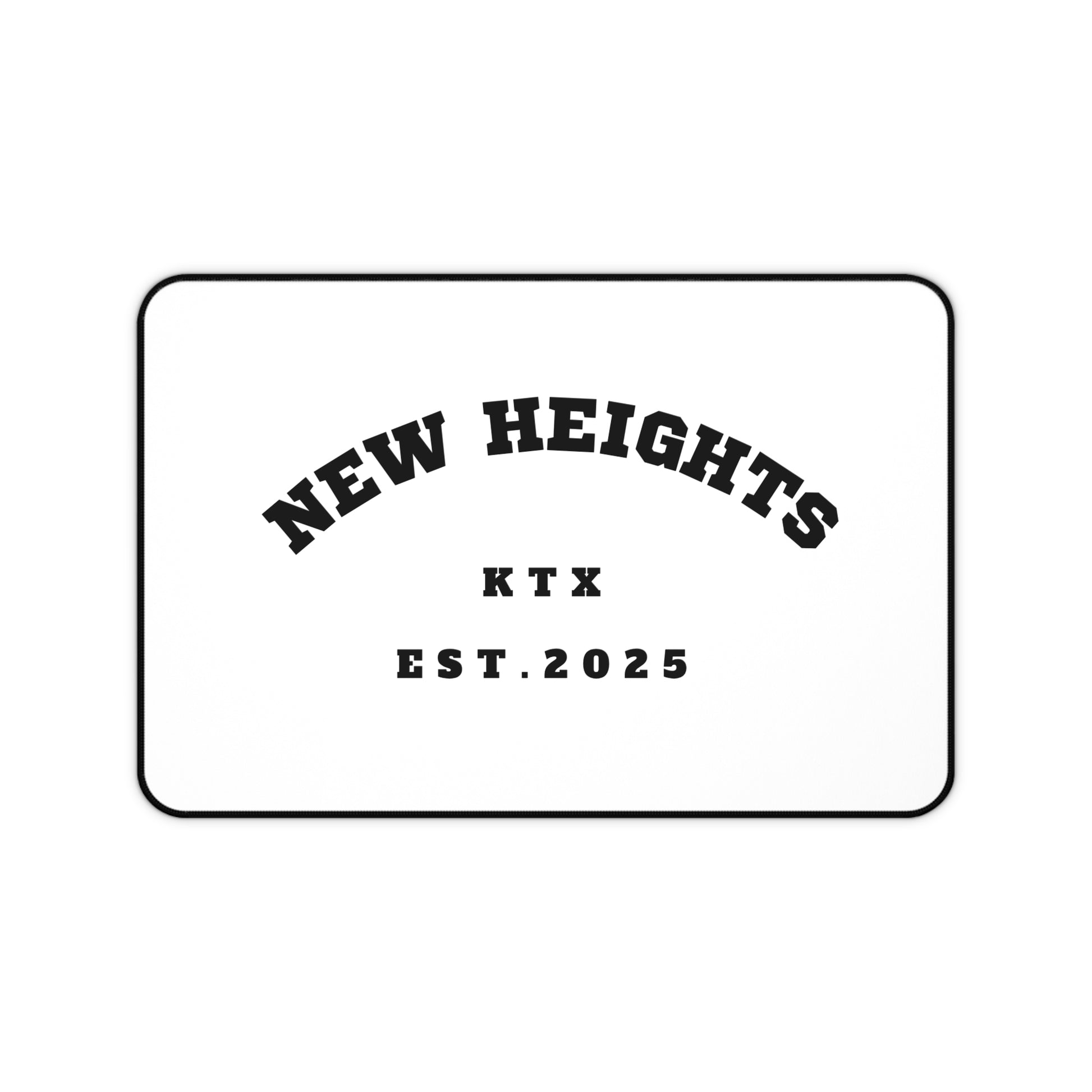 Custom Desk Mat - New Heights | Personalized Office Decor | Ideal for Home, Work, Back to School, Gift for Graduates