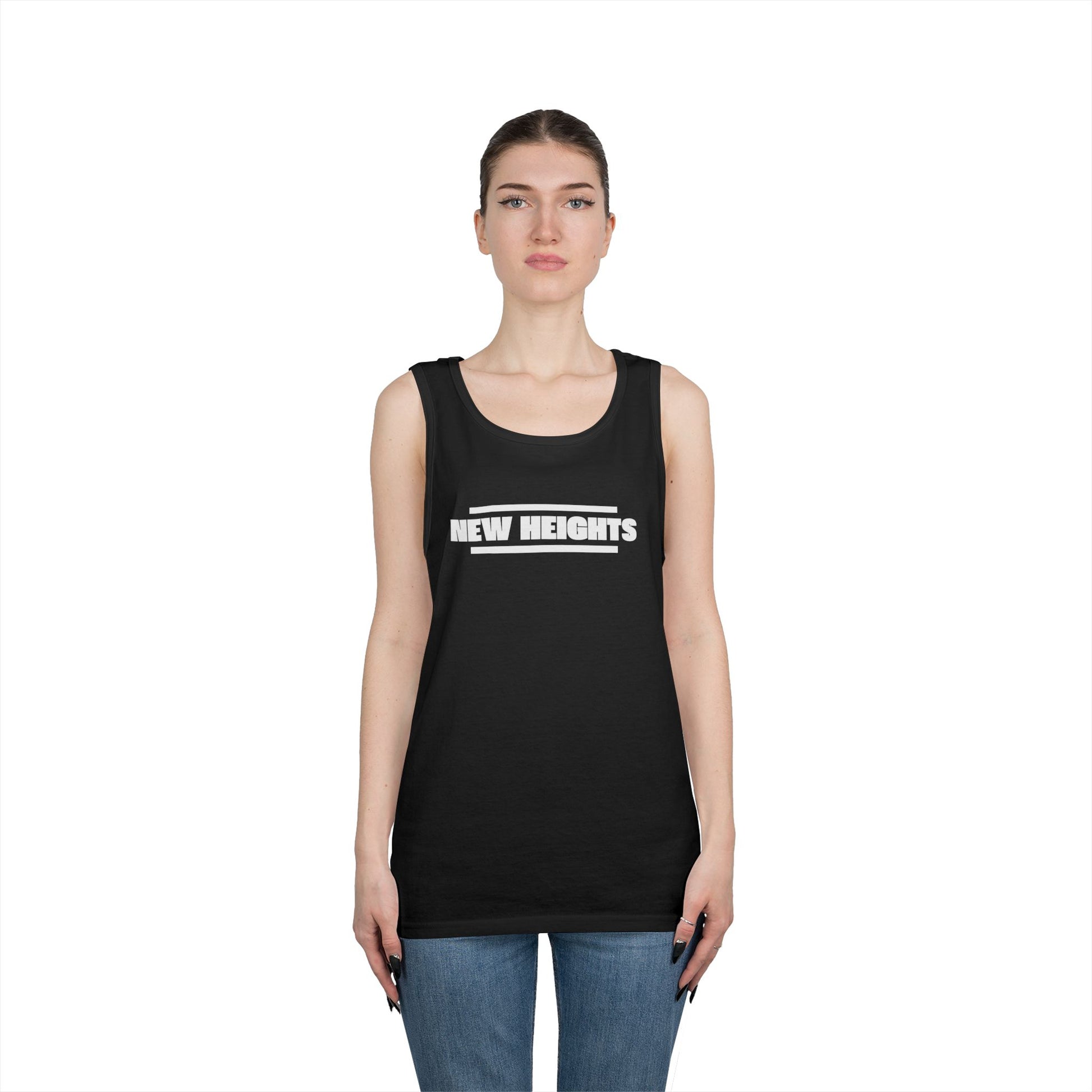 Unisex Heavy Cotton Tank Top - Comfortable Summer Essential, Casual Wear, Beach Outing, Athletic Activities, Graphic Top