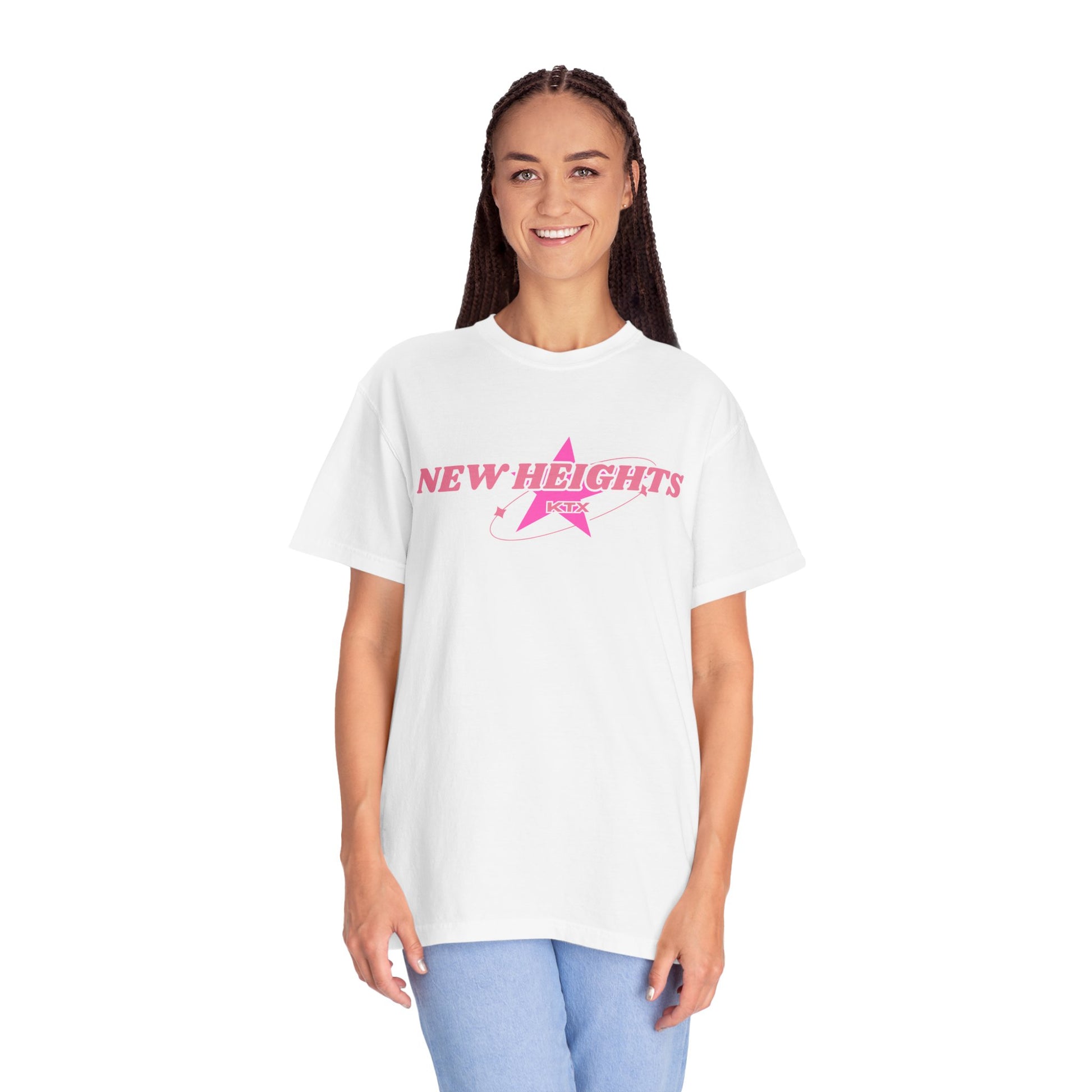 Unisex T-Shirt - New Heights Graphic Tee, Casual Wear, Gift for Him/Her, Summer Outfit, Motivational Shirt, Streetwear