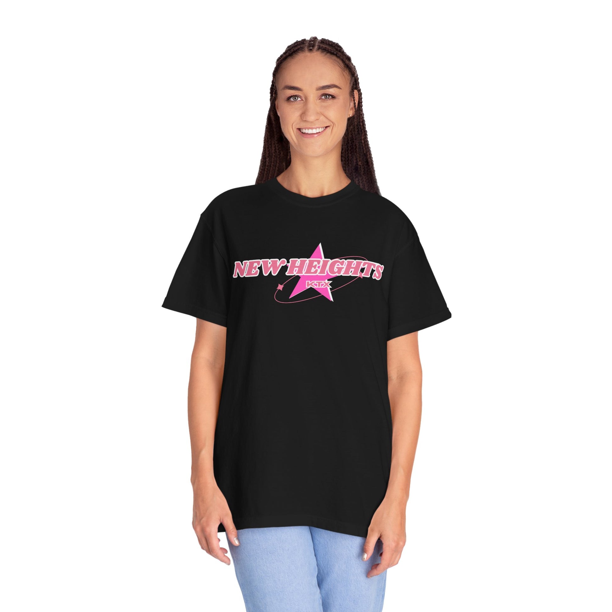 Unisex T-Shirt - New Heights Graphic Tee, Casual Wear, Gift for Him/Her, Summer Outfit, Motivational Shirt, Streetwear
